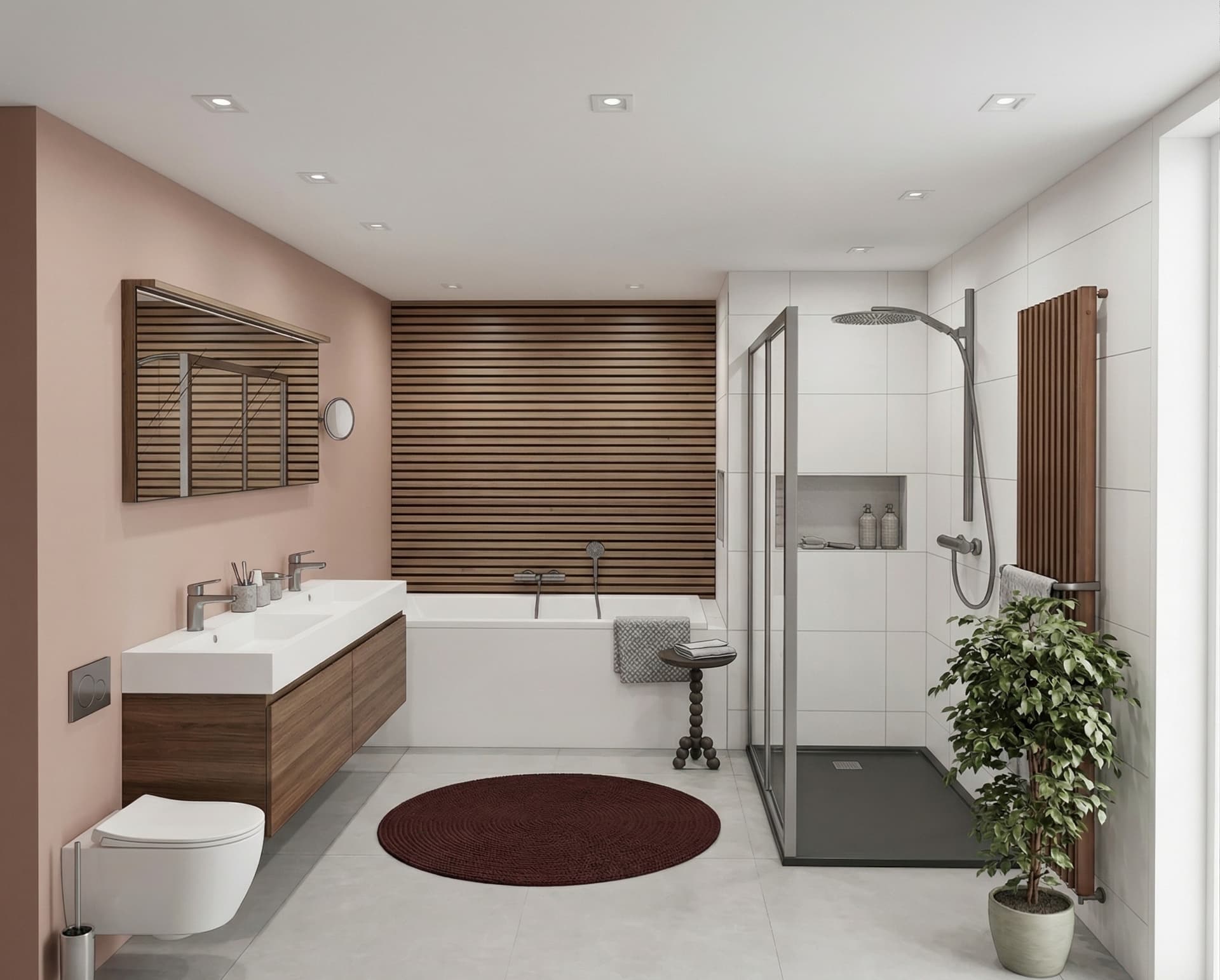 Badkamer tekening