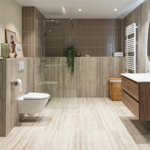 Badkamer met inloopdouche