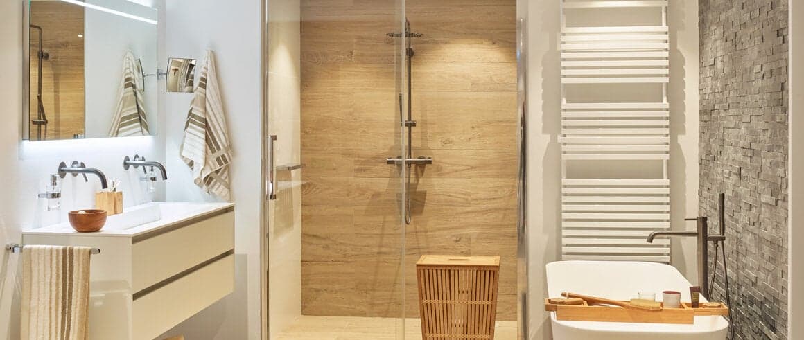 Badkamer met inloopdouche