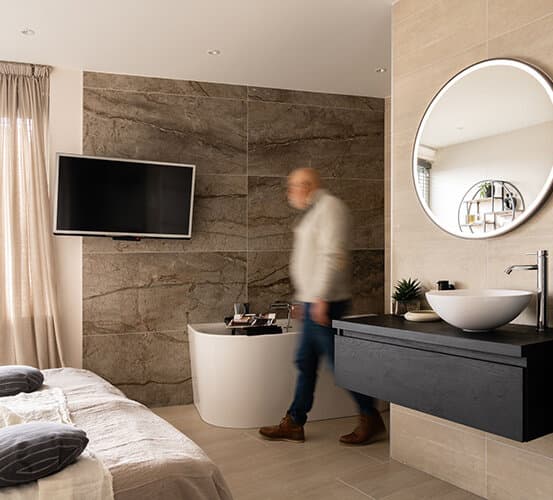 Ensuite badkamer