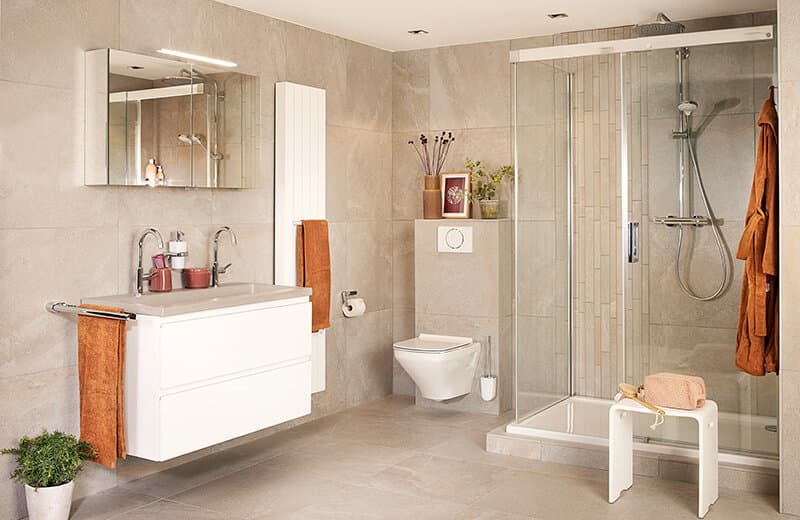 Badkamer installeren