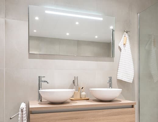 LED in badkamer
