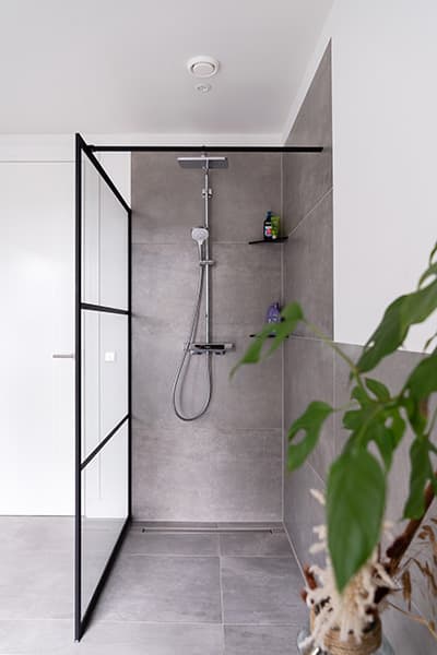 Heerlijk luxe inloopdouche