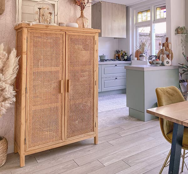 Parket over 'broodjesvloer' met vloerverwarming