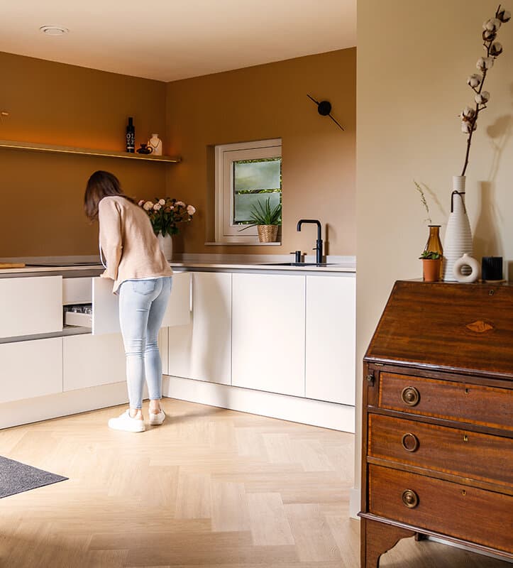 Keukenplank met led verlichting