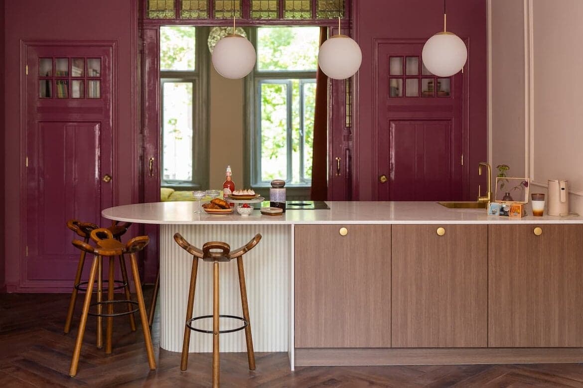 Keuken zonder bovenkasten