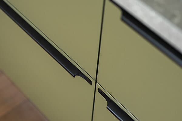 Matzwarte keukengrepen