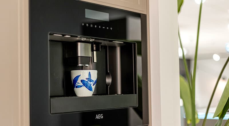Koffiemachine in de keuken