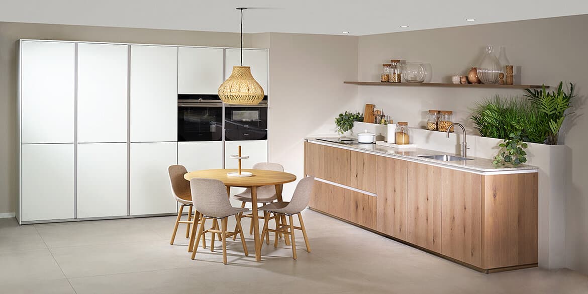 Trend: natuurlijke tinten in de keuken en badkamer