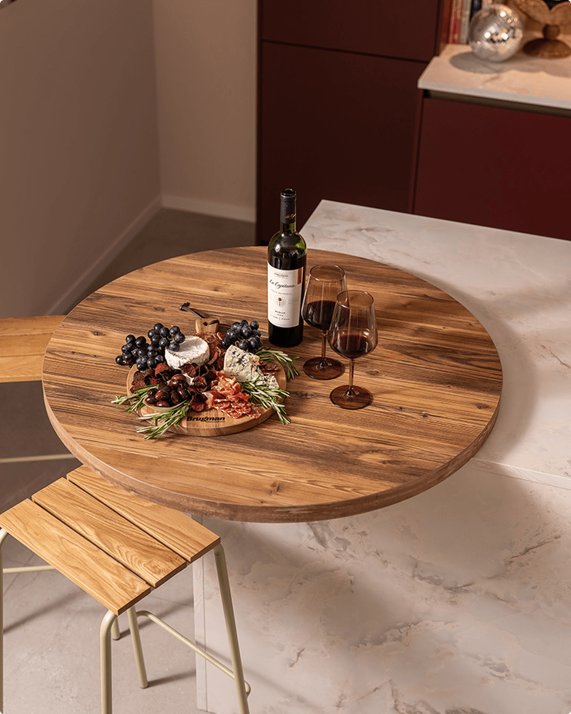 Keuken Merlot Marble