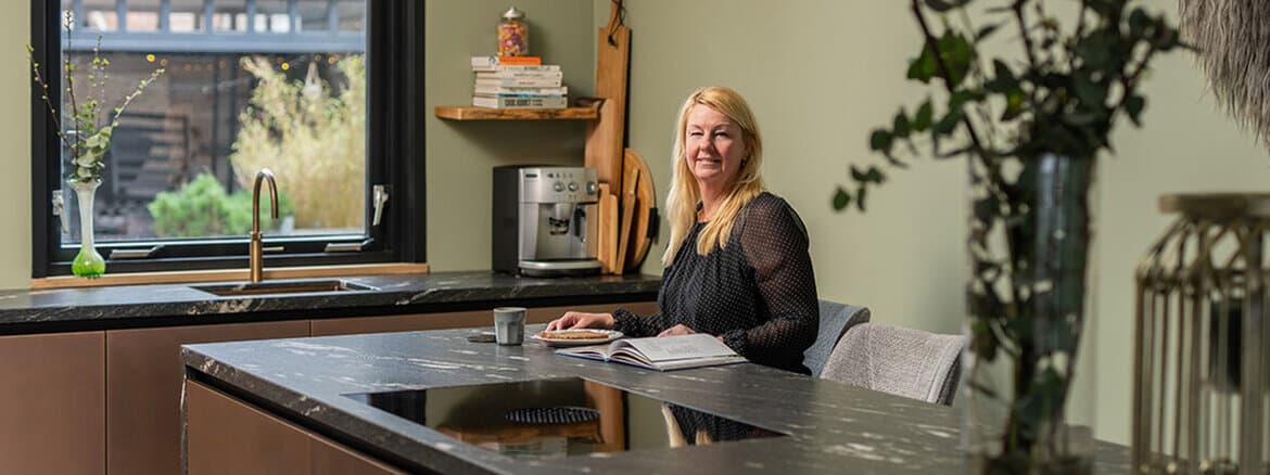 Keuken met bar