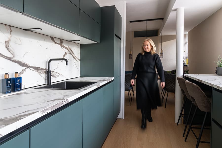 Keuken in Hotel Chique stijl