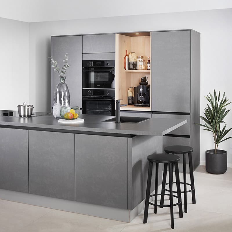 Betonlook industriële keuken