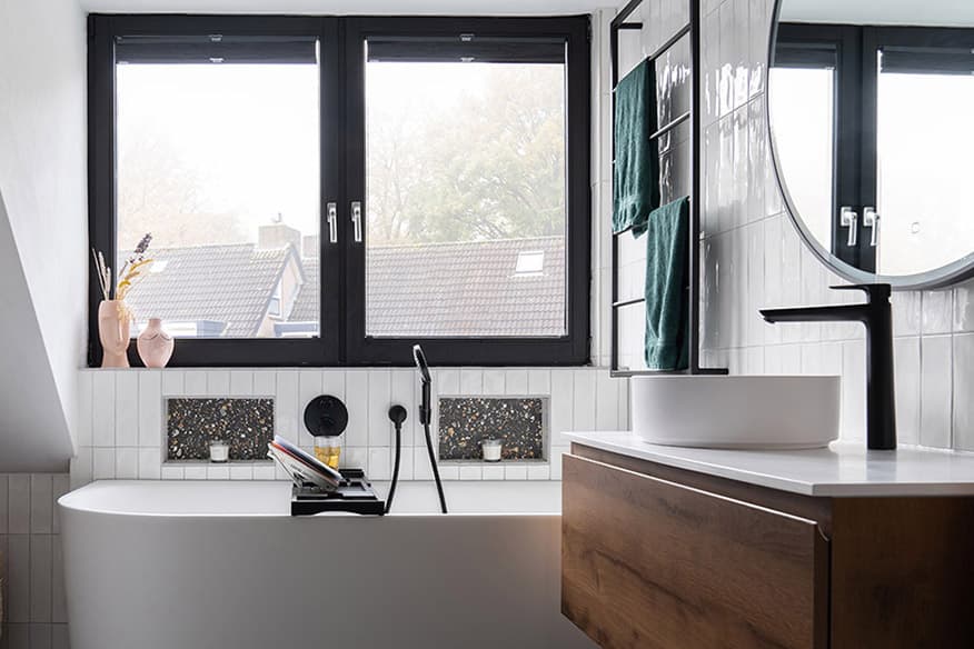Kleine badkamer