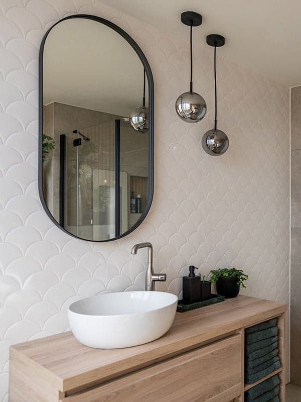 Verlichting in de badkamer